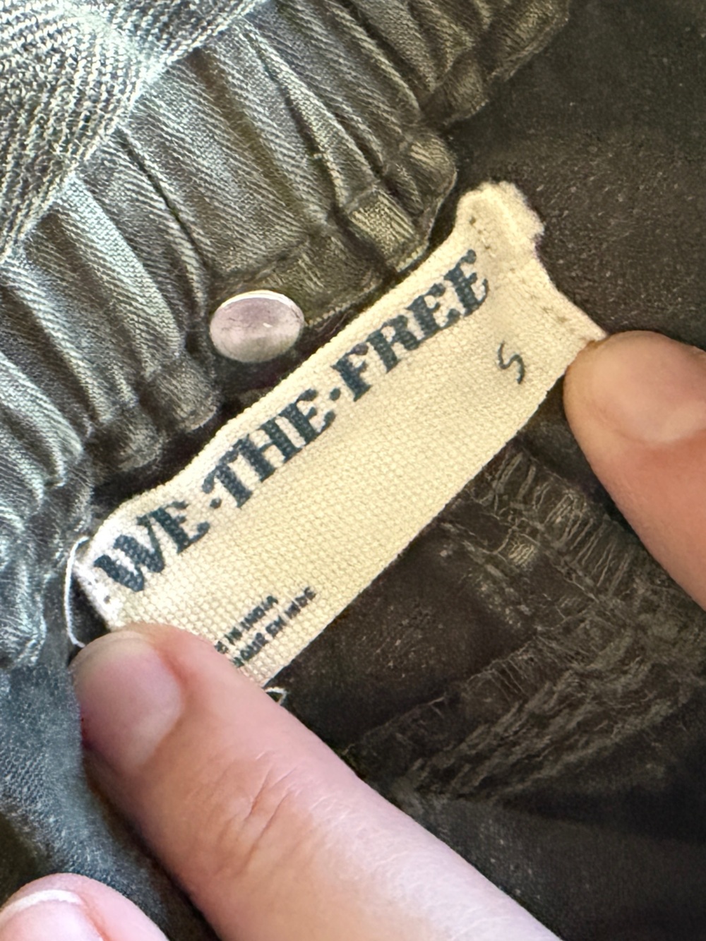 We the Free Can’t Compare Slouch Olive Green Mineral Washed Cargo Pant Utility S - Picture 15 of 16